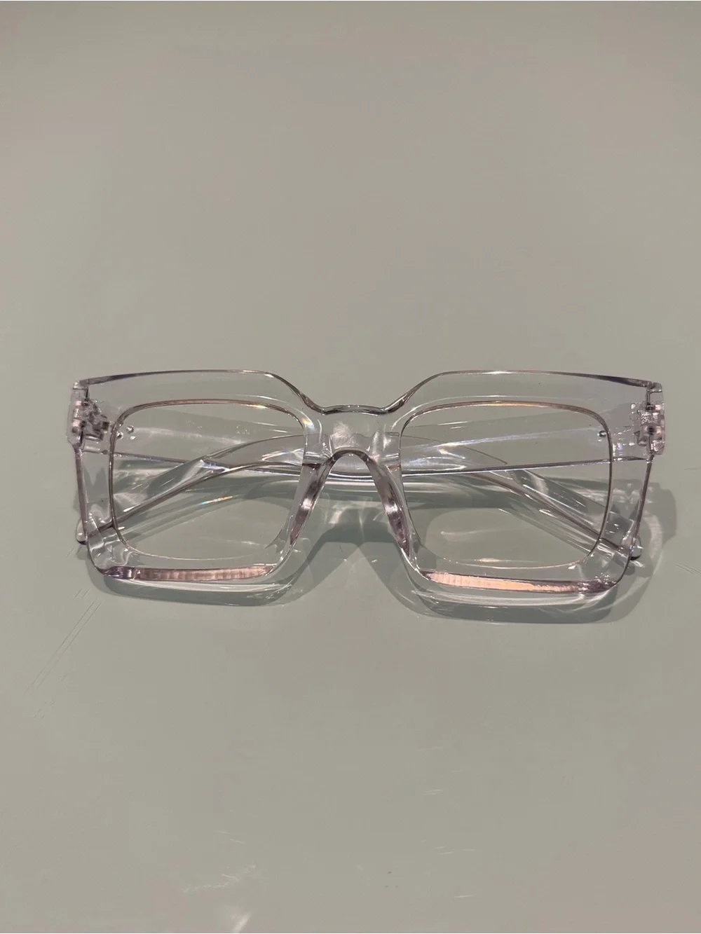 ROMANA Clear Square Frame Women's Fashion Glasses - Theframebar